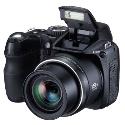 Fuji FinePix S2000HD Black Compact Digital Camera with HD-S2 Kit