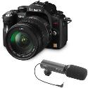 Panasonic GH1 Digital SLR with 14-140mm Lens and DMW-MS1 Stereo Microphone