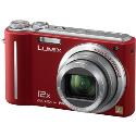 Panasonic LUMIX DMC-TZ7 Red Digital Camera
