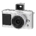 Olympus E-P1 Digital Camera plus 17mm F2.8 (Silver Body/ Silver Lens)