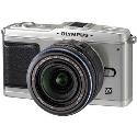 Olympus E-P1 Digital Camera plus 14-42mm F3.5-5.6 (Silver Body/ Black Lens)