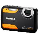 Pentax Optio WS80 Black / Orange Digital Camera