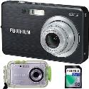 Fuji J15fd Black Digital Camera Dive Kit