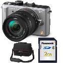 Panasonic GF1 Silver Digital Camera with 14-45mm Lens plus Free System Bag and 4GB Memory Card