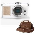 Olympus E-P1 White Digital Camera Body plus Free Retro Bag
