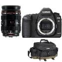 Canon EOS 5D Mark II plus 24-70mm f2.8 Lens Kit with Free 10EG Deluxe Gadget Bag