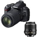 Nikon D3000 Digital SLR with 18-55mm and 55-200mm VR Lenses