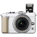 Olympus E-PL1 White Digital Camera plus 14-42mm Silver Lens