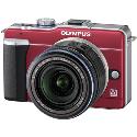 Olympus E-PL1 Red Digital Camera plus 14-42mm Black Lens
