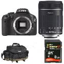 Canon EOS 550D Digital SLR plus 18-135mm Lens with Free Battery, 10EG Gadget Bag and 8GB Card