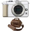 Olympus E-PL1 White Digital Camera Body plus Free Retro Bag
