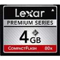 Lexar 4GB 80X Premium Compact Flash Card