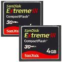 Sandisk 4GB 133x Extreme III Compact Flash (TWIN PACK)
