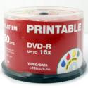 Fuji DVD-R Printable InkJet 4.7GB - 16x Speed - 50 Discs