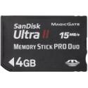 SanDisk 4GB Ultra II Memory Stick Pro Duo