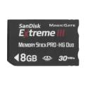SanDisk 8GB Extreme III Memory Stick Pro HG Duo Card