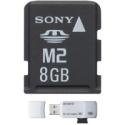 Sony 8GB Memory Stick Micro c/w USB adapter