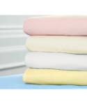 Fitted sheets for cot - WHITE