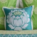  Amy Butler Coventry Embroidered Decorator Pillow 