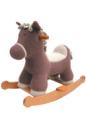 Infant brown rocking horse