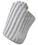 Unisex stripe velour shawl