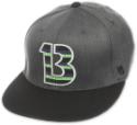 Burton thirteen flex fit hat black 