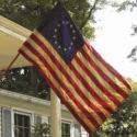 Tea stained Betsy Ross Flag