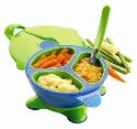 Perfect Portions 5 in 1 Click and Go Bowl - Blue