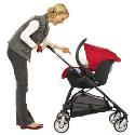 Maxi-Cosi Streety Travel System in Lifestyle Red
