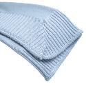 Little Traveller Knitted Cot/Cotbed Blanket - Blue