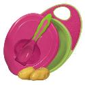 Bruin Pink Feeding Bowl and Spoon