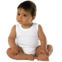 White Sleeveless Bodysuits - 7 Pack (Newborn)