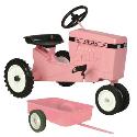 My Little Pink Tractor and Trailer