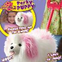 Perky Puppy - Pink and White