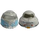 Planet 51 1.5" Vehicle Twin Pack - White Car and VW Van