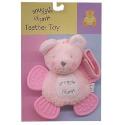 Snuggle Chums Teething Toy - Pink Teddy