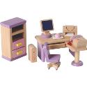 Wooden Dolls House Furniture - Computer Room