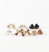 With Love From CA 6 Card Love Bow Stud Earrings