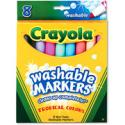Crayola Washable Markers, Tropical Colors, 8pk