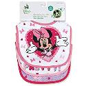 Regent Baby Product Corp Minnie Mouse White Bib, W