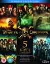 Pirates of the Caribbean 1-5 Blu-ray