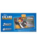 6 Months Club Penguin Membership card