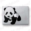 White Baby Panda Macbook Decal
