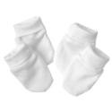 John Lewis Baby Scratch Mitts, White, One Size 