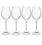 4 Windsor White wine glasses