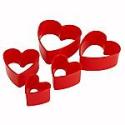 Heart cookie cutters