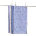 Blue and White Muslin Squares - 4 Pack