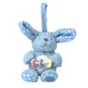 Snuggle Chums Hanging Pram Rattle - Blue Rabbit