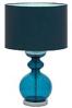 Vibrant Glass Celina Teal Table Lamp