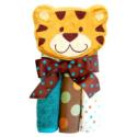 NOJO Tiger- 6 Print/Solid Knit Terry Washcloths an